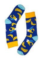 Mavi Muz Tasarım Soket Çorap - Görsel 2