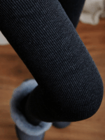 Unisex Antrasit Kışlık Termal Tayt - Görsel 3