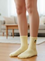 Ananas Nakışlı Tenis Spor Çorap