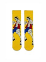Anime Monkey D. Luffy Tasarım Soket Çorap - Görsel 2