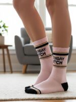 Birthday Bitch Yazılı Tenis Çorap