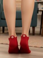 Donut Nakışlı Spor Patik Çorap