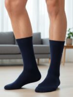 Dört Mevsim Bambu Klasik Lacivert Erkek Soket Çorap