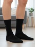 Dört Mevsim Bambu Klasik Siyah Erkek Soket Çorap