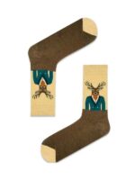 Geyik Tasarım Soket Çorap - Görsel 2