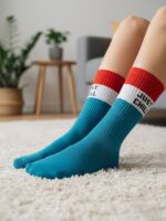 Just Chill Yazılı Tenis Spor Çorap