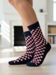 Küp Damalı Soket Çorap