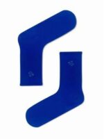 Lacivert Üzüm Nakışlı Tenis Spor Çorap - Görsel 2