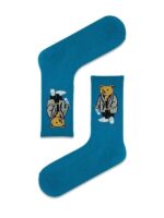 Mavi Bear Desenli Tenis Çorap - Görsel 2