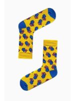 Mavi Dil Çıkaran Tasarım Soket Çorap - Görsel 2