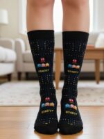 Pacman Tasarım Soket Çorap
