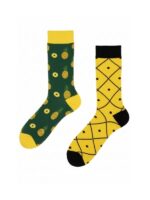 Sağlı Sollu Ananas Desenli Soket Çorap - Görsel 2