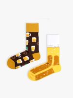 Sağlı Sollu Beer Desenli Soket Çorap - Görsel 2