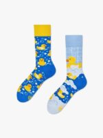 Sağlı Sollu Civciv Desenli Soket Çorap - Görsel 2