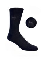 Tam Yazlık Bambu Klasik Erkek Siyah Çorap - Görsel 2