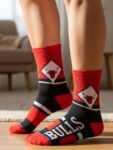 Unisex Chicago Basketbol Tenis Spor Çorap