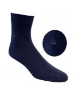 Yarım Konç Lacivert 4 Mevsim Bambu Erkek Çorap - Görsel 2