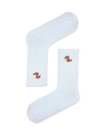 Yılan Nakışlı Tenis Spor Çorap - Görsel 2