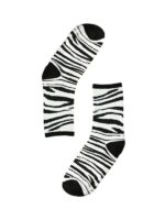Zebra Desen Tasarım Tenis Çorap - Görsel 2
