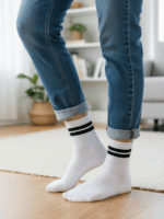 beyaz-çift-çizgi-aksu-corap