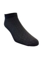 Ekose Dört Mevsim Siyah Bambu Erkek Patik Çorap - Görsel 2